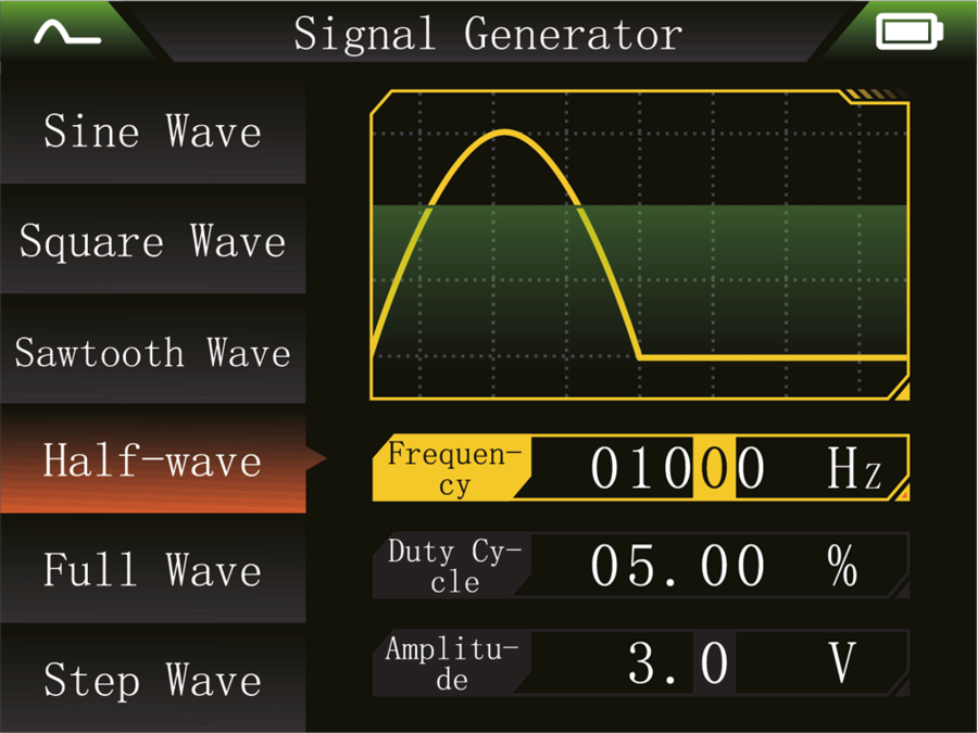 Håndholdt 3-i-1 Oscilloskop , Multimeter, Signalgenerator