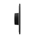 Piatta 18W Sort Rundt Facadelampe - CCT, 230V, IP44, 250x47mm, 1800lm, RA80