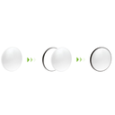 Spectrum 24W LED Loftslampe - Ø32cm, Højde: 5,2cm, Hvid Kant, Sort Ring, 3200lm, RA80, IP54