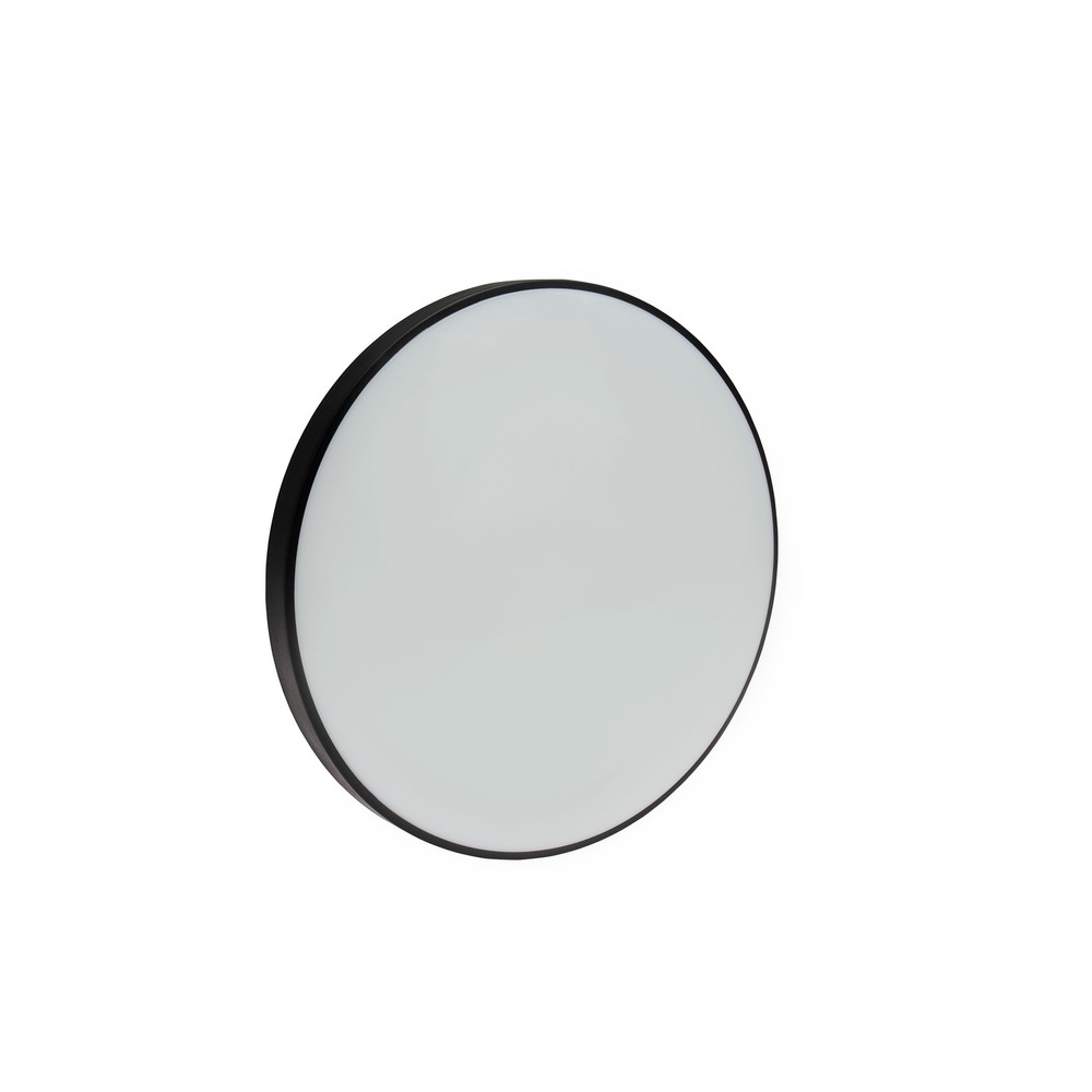 Spectrum 24W LED Loftslampe - Ø32cm, Højde: 5,2cm, Hvid Kant, Sort Ring, 3200lm, RA80, IP54