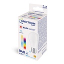 LED Pære A60 E27 8,5W RGBW+CCT+DIM BTM Spectrum Smart Easy Smart