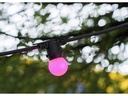 G45 LED pære - 240VAC 1W, E27 sokkel, Pink (IP44)