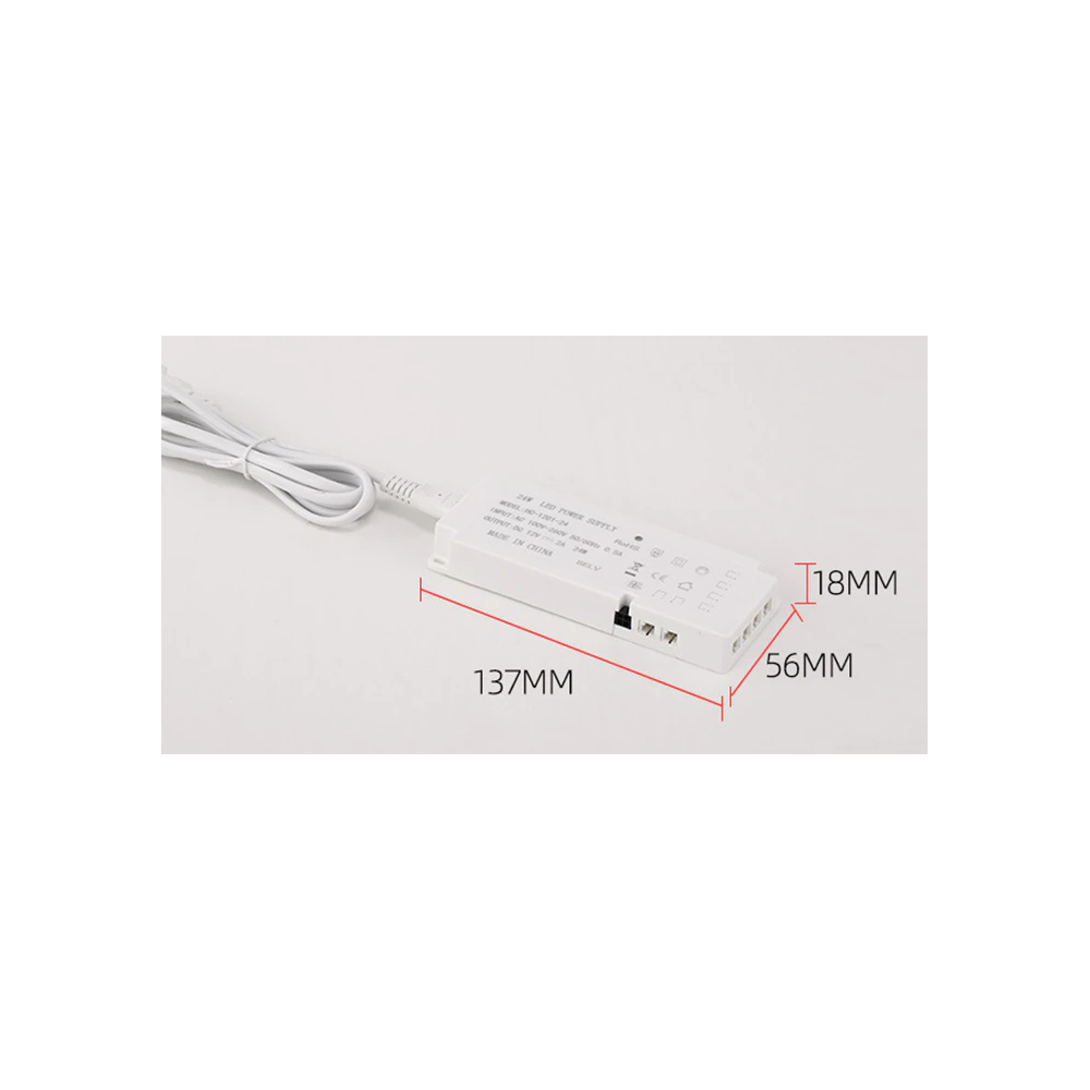 LEDlife møbelspot strømforsyning 24W til Sono og Reco møbelspot - op til 6 spot