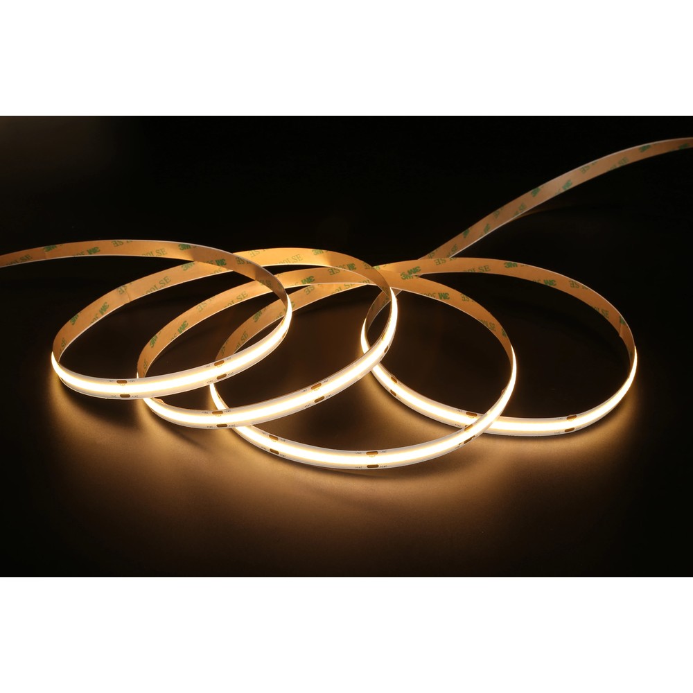 12W/m COB-LED strip - 10m, IP20, 480 LED pr. meter, 24V, COB LED, RA95