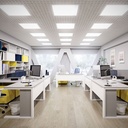 36W LED panel - 595x595mm, 6400K, 8 stk/pakke, 120 lm/watt, V-Tac Pro serie - 5 års garanti