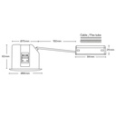 Cira Fixed 230V GU10 IP44 Mat Hvid Rund