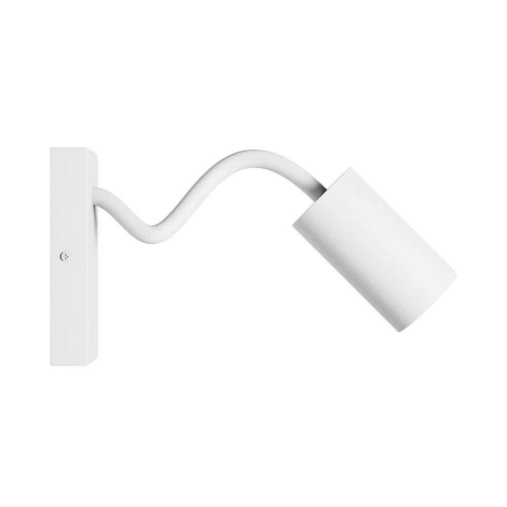 Squalla Variosa Flexi Switch GU10 Væglampe Uden Lyskilde Hvid 230V IP20 55x100x410mm