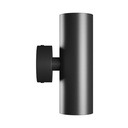 Squalla Variosa Tubo 2xGU10 Væglampe sort 55x160x90mm