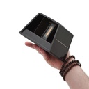 Sort solcelle sensor væglampe med justerbar spredning og skumringssensor - IP54, op/ned lysretning, 6W effekt