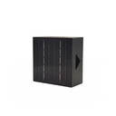 Solcelle sensor væglampe - Sort, roterbar, firkantet, skumringssensor, IP54, 3W, energibesparende