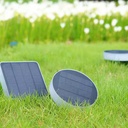 Solcelle sensor bedlys - Skumringssensor, spyd/væg montering IP65, 1.5W, energibesparende udendørs belysning