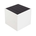 V-Tac 3W Solcelle væglampe LED - Hvid, sensor, IP65 - Effekt: 9W, 860lm, vejr- og vandtæt (IP65)