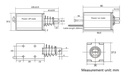 Lineær push-pull elektromagnet - 12Vdc 2,8A 74N-1,5kg, 25mm
