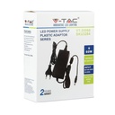 V-Tac 60W Strømforsyning til LED Strips - 24V DC, 2,5A, IP44 Vådrum
