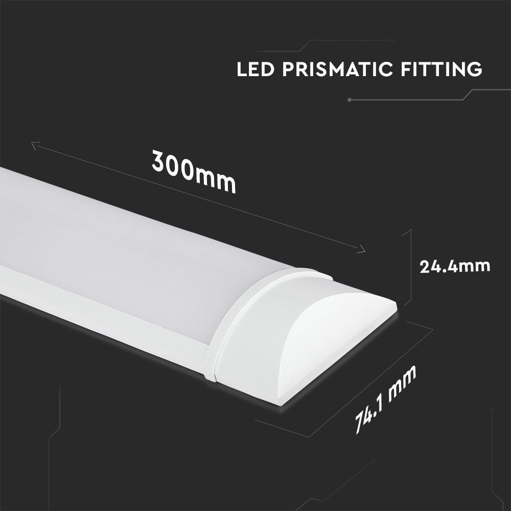 V-Tac 10W LED armatur - Samsung chip, 30 cm, 230V, 1200lm, RA80, 5 års garanti