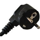 Apparatledning Schuko vinklet - C13, 2 m