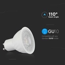 GU10 Spotlight 6W 3000K 110D - 445lm RA80 med fatning til spots