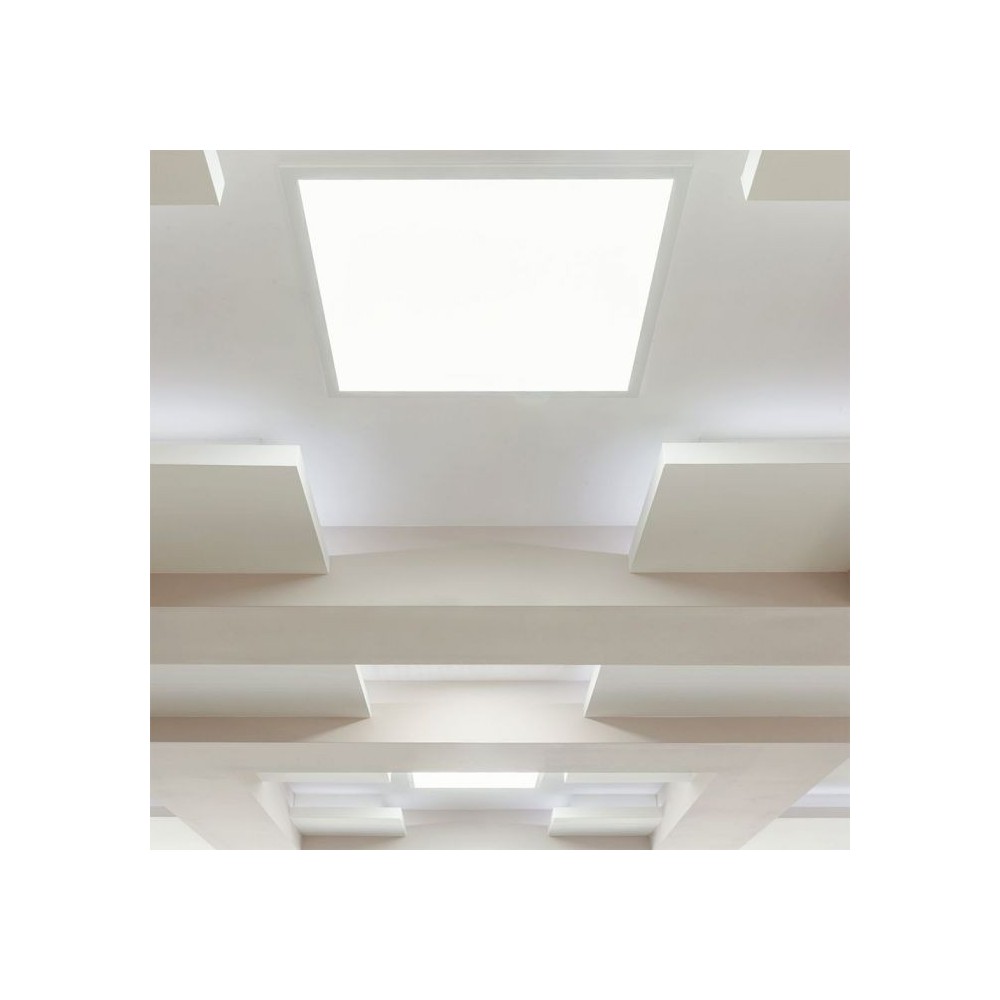V-Tac 60x60 LED panel i hvid ramme - 36W, direkte montering