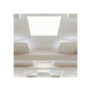 V-Tac 60x60 LED panel i hvid ramme - 36W, direkte montering