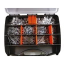 Sortimentskasse med afbryderskruer og samlemuffer