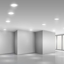 V-Tac 18W LED Indbygningspanel - Ø20,5 cm Hul, Ø22,8 cm Mål, 230V, 1850lm, RA80
