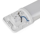 CCT Justerbar 30W LED Armatur - 120cm, Seriekobling, 230V, 3000lm, RA80