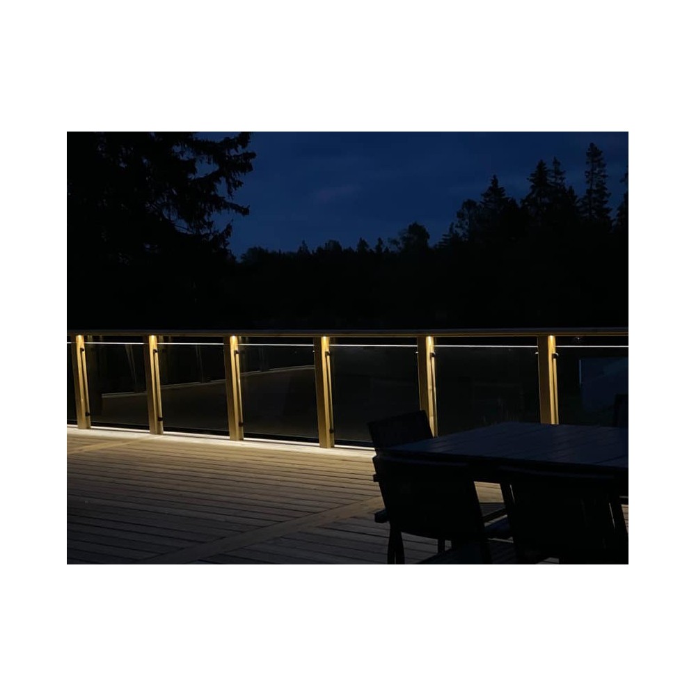 5 m LED strip (Type X-2) - 230V, vandtæt, IP67, 100 LED, 10W/m, klippes hver 10cm