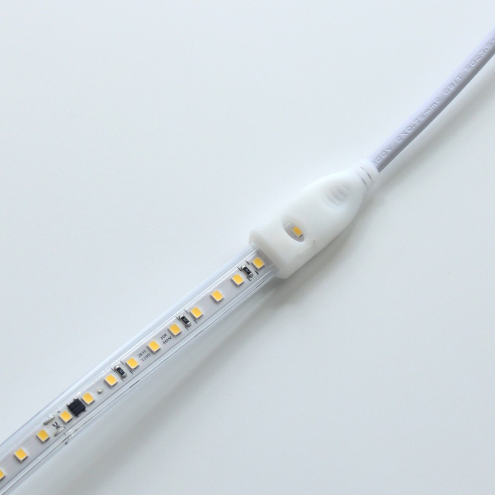 5 m LED strip (Type X-2) - 230V, vandtæt, IP67, 100 LED, 10W/m, klippes hver 10cm