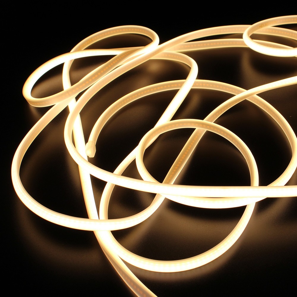 Vandtæt Neon COB strip - 230V, IP67, 288 LED, 11,5W/m, kan klippes hver 10cm