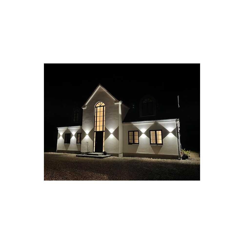 V-Tac 5W LED udendørs væglampe - Justerbar lysretning, IP65, inkl. lyskilde