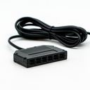 Sauna downlight med 6 udgange og 2 meter ledning, til 24V input