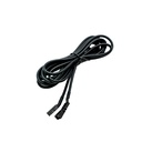 Forlængerkabel til Sauna downlight - 2 meter, 24V, sort