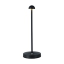 V-Tac Opladelig 3i1 Bordlampe - Sort, IP20, Touch Dæmpbar, Model Mini, 3W, 130lm