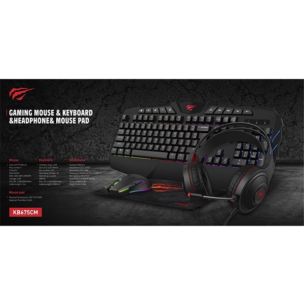 Havit Gaming Bundle gamingsæt med ledning