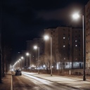 Streetos Slim 50W LED Udendørs Væglampe - Sort, 5000lm, RA80, IP65, 230V, 505x109x76mm, 5 års garanti