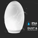 V-Tac RGB+W LED Solcelle-Æg Ø18,8 cm - Effekt 1W, 5lm