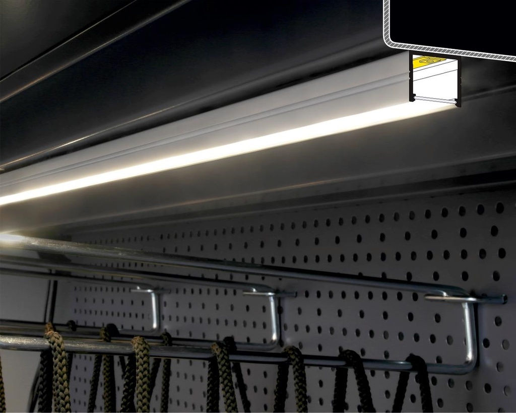 DIOFLEX Alu profil SMART16 B/U4 2m 18,8x18,6mm