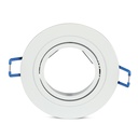Downlight kit uden lyskilde - Hul: Ø7,5 cm, Mål: Ø9,1 cm, mat hvid, vælg MR16 eller GU10 fatning