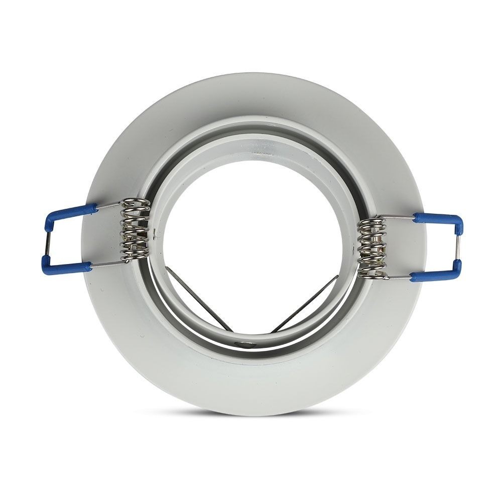 Downlight kit uden lyskilde - Hul: Ø7,5 cm, Mål: Ø9,1 cm, mat hvid, vælg MR16 eller GU10 fatning