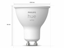Hue White GU10 pære - 4,2W LED - BT (1 stk.)