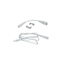 Skabskontakt T5 4W Varm Hvid 230V 120° IP20 Hvid Tænd/Sluk Effekt: 4W Input: 230V 400lm RA80 - Hvid