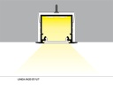 DIOFLEX Alu profil LINEA-IN20 F/U7 2m 30x20,4mm