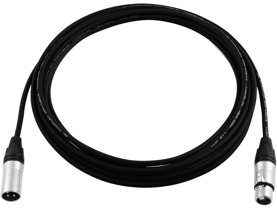 Prof. mikrofonkabel - 3pol XLR han/hun, Neutrik (1,5m)