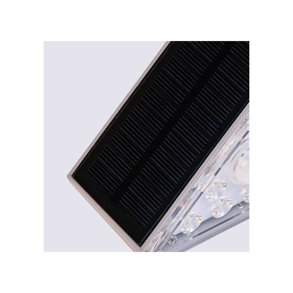 Solcelle sensor trappelys med skumringssensor og IP54 beskyttelse - 2 stk., 3W effekt