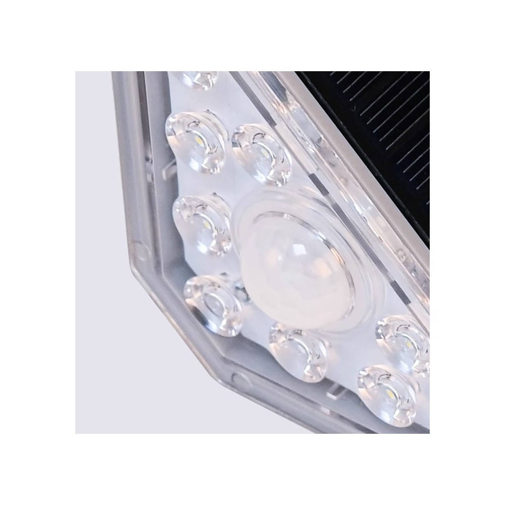 Solcelle sensor trappelys med skumringssensor og IP54 beskyttelse - 2 stk., 3W effekt