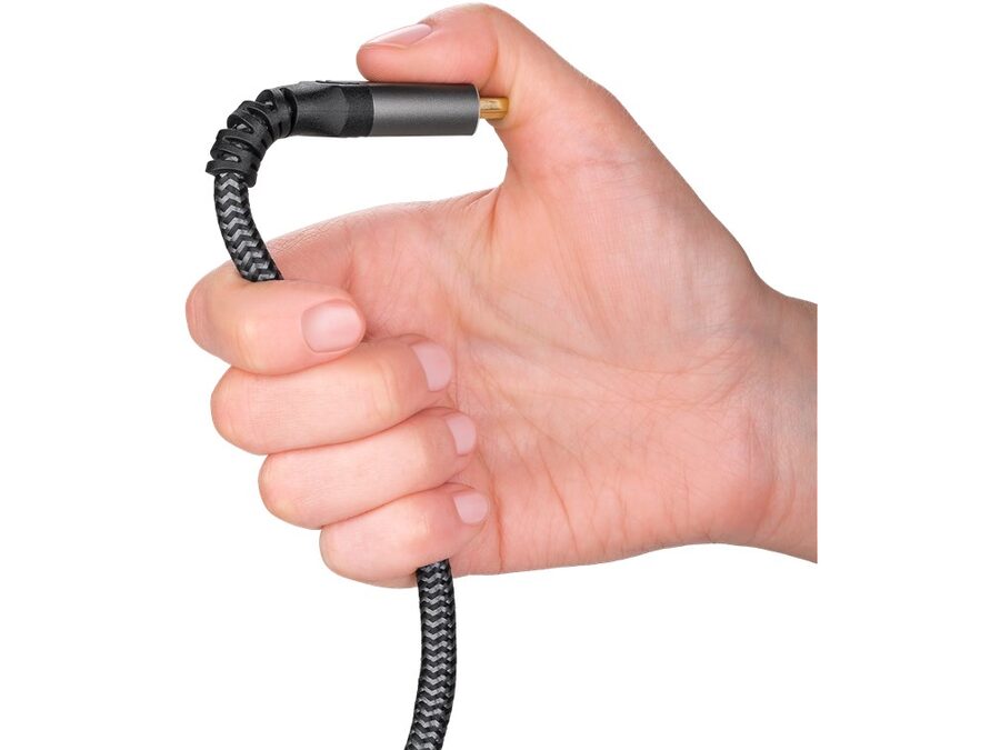 Ultra High Speed HDMI 2.1 Tekstilkabel - 2xHDMI han (0,5m)
