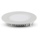 V-Tac 18W LED indbygningspanel - Ø21 cm hul, Ø22,5 cm mål, 230V, 1500lm, RA80, Flicker free