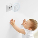 Hvid mikrobølgesensor op til 300W LED - Effektivt og pålideligt udstyr til belysningsstyring