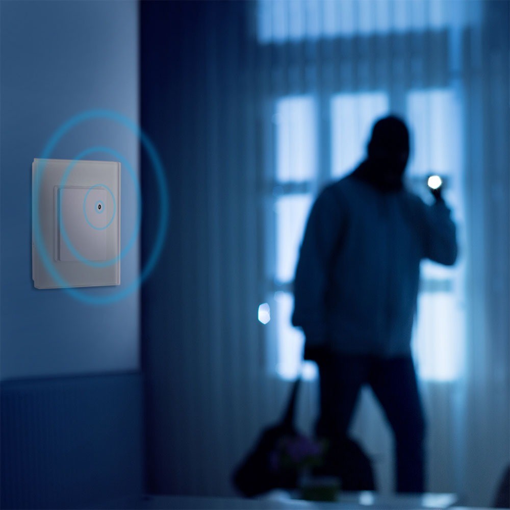 Hvid mikrobølgesensor op til 300W LED - Effektivt og pålideligt udstyr til belysningsstyring