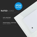 Hvid mikrobølgesensor op til 300W LED - Effektivt og pålideligt udstyr til belysningsstyring